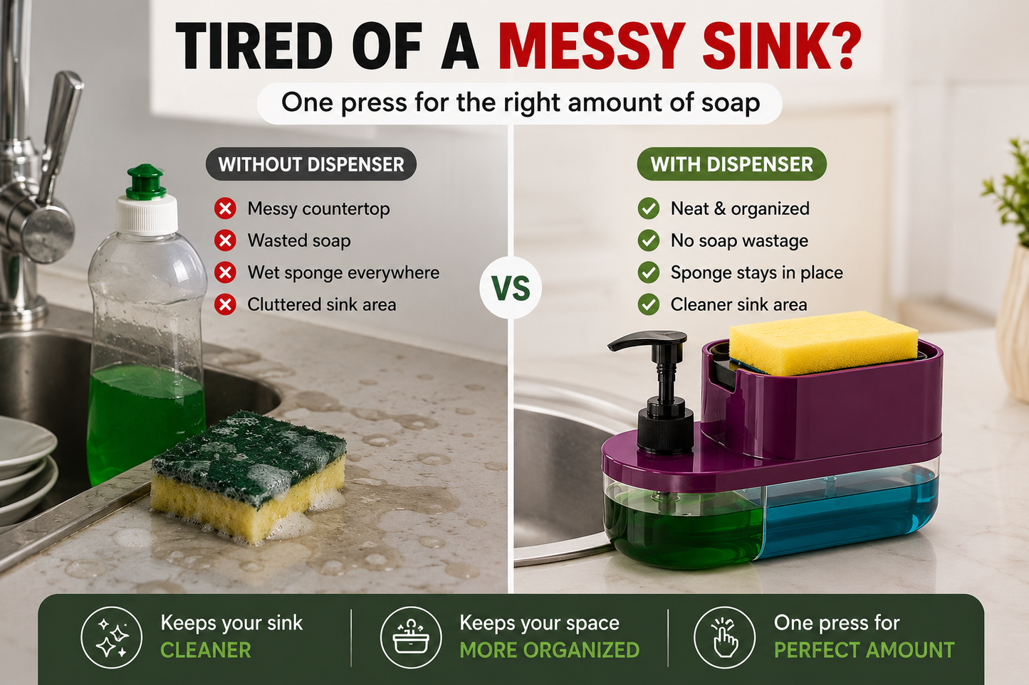 EASY SOAP CLEANING KIT WITH SPONGE