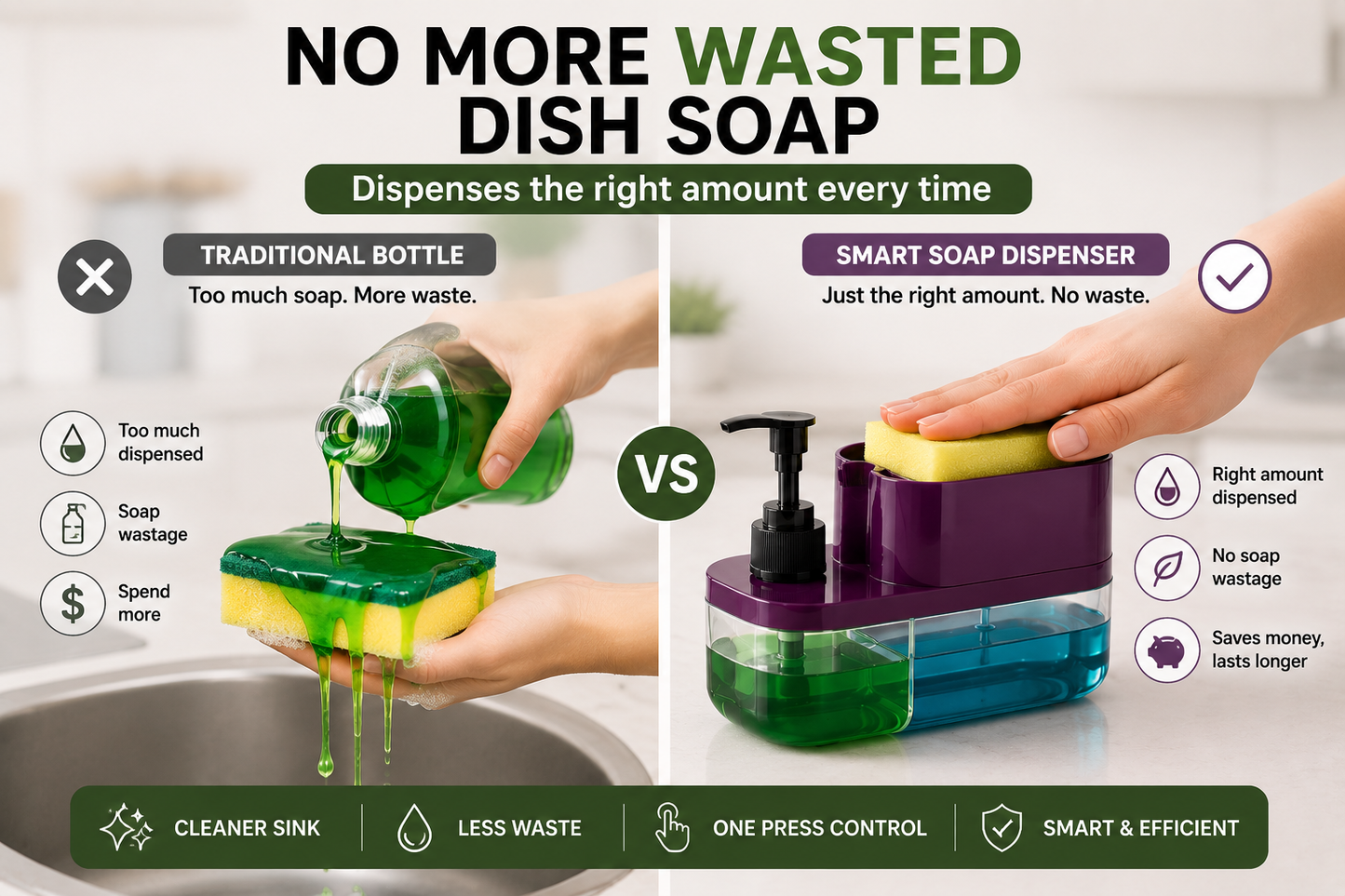 EASY SOAP CLEANING KIT WITH SPONGE