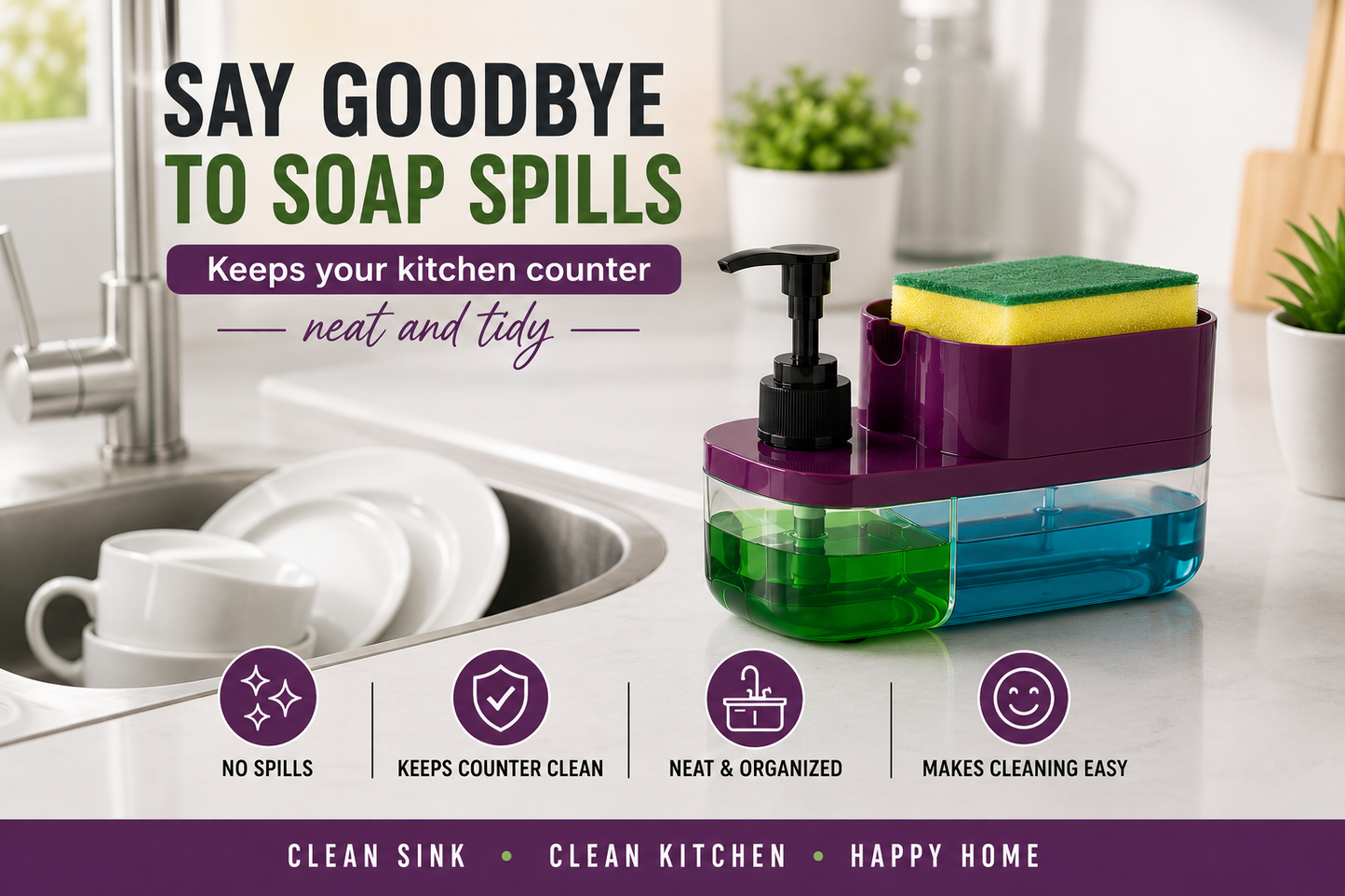 EASY SOAP CLEANING KIT WITH SPONGE
